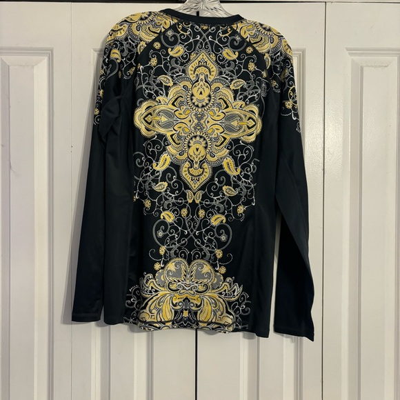 Athlete women’s pullover shirt mesh breathable wicking Large Tall LT like new - Picture 3 of 7